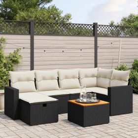 Outdoor Sofa Set Black